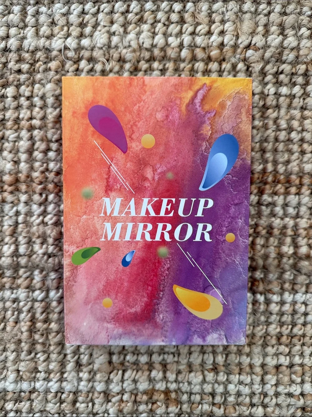 USB Rechargeable LED Travel Makeup Mirror 7 x 4 inches